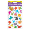 Sea Buddies superShapes Stickers-Large, 160 Per Pack, 6 Packs