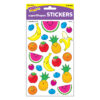 Friendly Fruit superShapes Stickers-Large, 192 Per Pack, 6 Packs