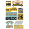 I ♥ Metal Motivating Messages superShapes Stickers - Large, 88 Per Pack, 6 Packs