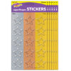 I ♥ Metal Stars superShapes Stickers - Large, 120 Per Pack, 6 Packs