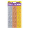 I ♥ Metal Stars superShapes Stickers - Large, 120 Per Pack, 6 Packs