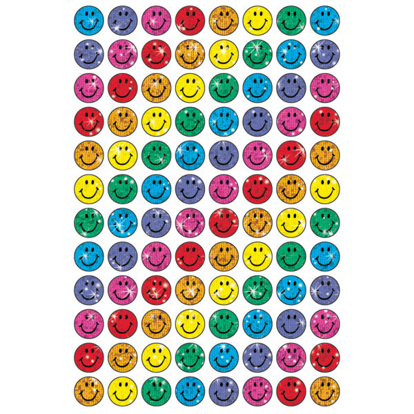 Colorful Smiles superSpots Stickers-Sparkle, 400 Per Pack, 6 Packs