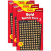 Gold Sparkle Stars superShapes Value Pack, 1300 Per Pack, 3 Packs