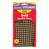 Gold Sparkle Stars superShapes Value Pack, 1300 Per Pack, 3 Packs