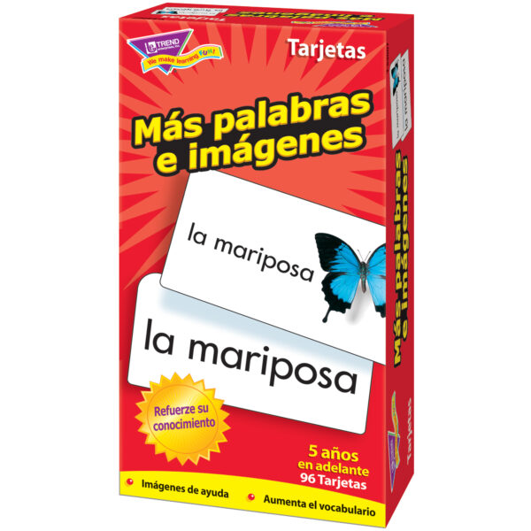 Más palabras e imágenes (SP) Skill Drill Flash Cards, 3 Packs