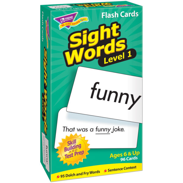 Sight Words  Level 1 Skill Drill Flash Cards, 3 Packs