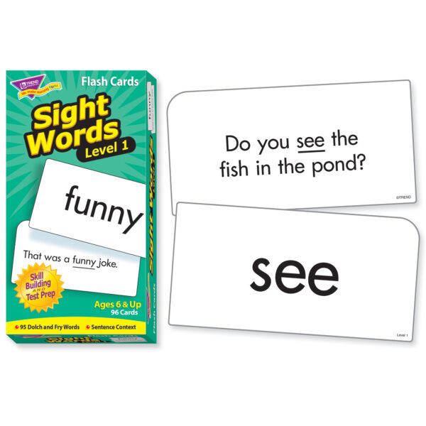 Sight Words  Level 1 Skill Drill Flash Cards, 3 Packs