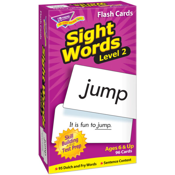 Sight Words  Level 2 Skill Drill Flash Cards, 3 Packs