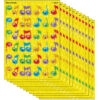 Merry Music Sparkle Stickers, 72 Per Pack, 12 Packs