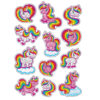 Sparkly Unicorns Sparkle Stickers, 24 Per Pack, 6 Packs