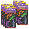 Shiny Lizards Large Sparkle Stickers, 8 Per Pack, 6 Packs