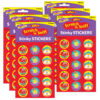 School Time-Apple Stinky Stickers, 60 Per Pack, 6 Packs