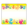 Rainbow Handprints Terrific Labels, 36 Per Pack, 6 Packs