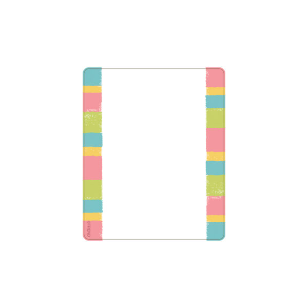 Cheerful Stripes Terrific Labels, 36 Per Pack, 6 Packs