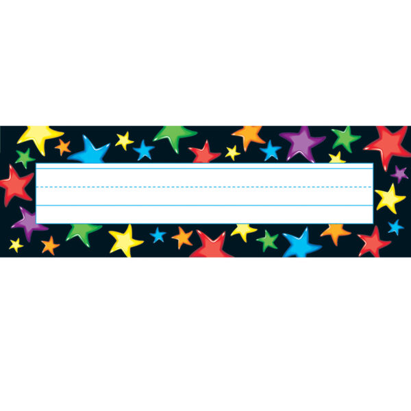 Gel Stars Desk Toppers Name Plates, 36 Per Pack, 6 Packs