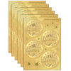 Excellence (Gold) Award Seals Stickers, 32 Per Pack, 6 Packs