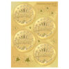 Excellence (Gold) Award Seals Stickers, 32 Per Pack, 6 Packs