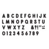 Black 7" Billboard Uppercase Ready Letters, 3 Packs