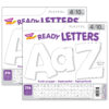 White 4" Playful Combo Ready Letters, 216 Pieces Per Pack, 2 Packs