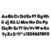 Black 4-Inch Casual Uppercase-Lowercase Combo Pack Ready Letters, 182 Per Pack, 3 Packs