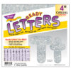 Silver Sparkle 4" Casual Combo Ready Letters