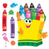 Colorful Crayons Bulletin Board Set