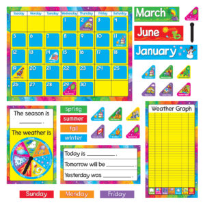 Year Around Calendar Bulletin Board Set