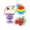 Treat Yourself-Chocolate Mixed Shapes Stinky Stickers, 72 Per Pack, 6 Packs