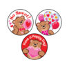 Friendship Bears-Chocolate Cherry Stinky Stickers, 48 Per Pack, 6 Packs