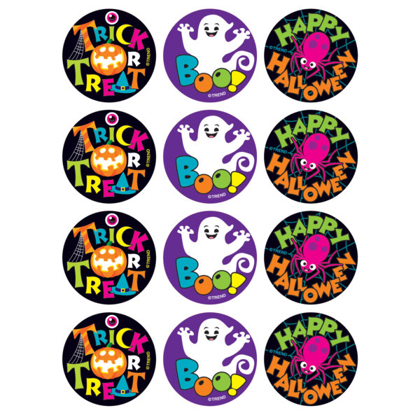 Trick or Treat!-Root Beer Stinky Stickers, 48 Per Pack, 6 Packs