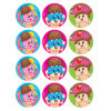 Scoop Squad-Chocolate Stinky Stickers, 48 Per Pack, 6 Packs