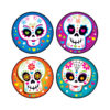 Colorful Skulls-Vanilla Stinky Stickers, 48 Per Pack, 6 Packs