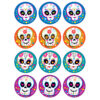 Colorful Skulls-Vanilla Stinky Stickers, 48 Per Pack, 6 Packs