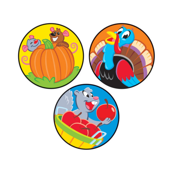 Fall Friends-Pumpkin Stinky Stickers, 48 Per Pack, 6 Packs