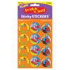 Fall Friends-Pumpkin Stinky Stickers, 48 Per Pack, 6 Packs