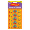 Thanksgiving Time-Pumpkin Stinky Stickers, 60 Per Pack, 6 Packs