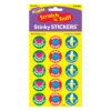 Friendly Fruit-Fruit Punch Stinky Stickers, 60 Per Pack, 6 Packs