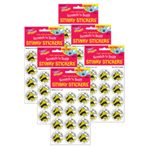 Bee-utiful!-Honey Scented Stickers, 24 Per Pack, 6 Packs