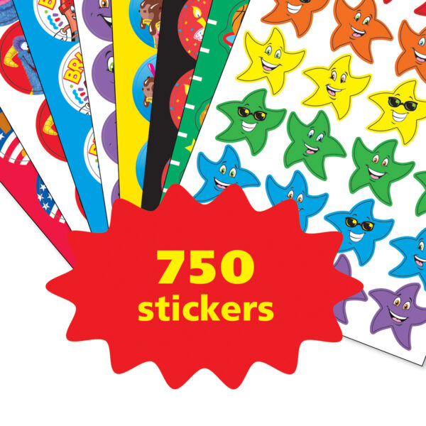 Scratch 'n Sniff Stinky Stickers Assortment Pack, 750 Stickers