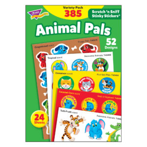 Animal Pals Stinky Stickers Variety Pack, 385 ct.