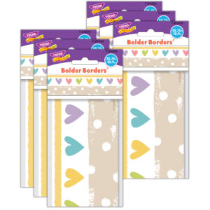 Take Heart Bolder Borders, 35.75 Feet Per Pack, 6 Packs