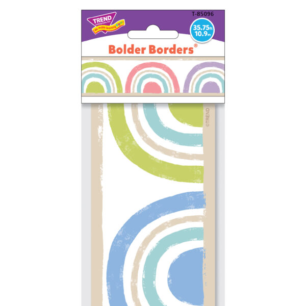 Rainbow Cheer Bolder Borders, 35.75 Feet Per Pack, 6 Packs