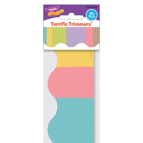 Cheerful Stripes Terrific Trimmers, 39 Feet Per Pack, 6 Packs