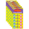 Happy Birthday-Vanilla Stinky Stickers, 60 Per Pack, 6 Packs