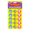 Happy Birthday-Vanilla Stinky Stickers, 60 Per Pack, 6 Packs