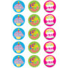 Happy Birthday-Vanilla Stinky Stickers, 60 Per Pack, 6 Packs