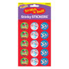 Christmas-Peppermint Stinky Stickers, 60 Per Pack, 6 Packs