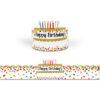 Confetti Happy Birthday Crowns, Pack of 30