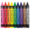 Colorful Dry-Erase Crayons, 9 Per Pack, 6 Packs