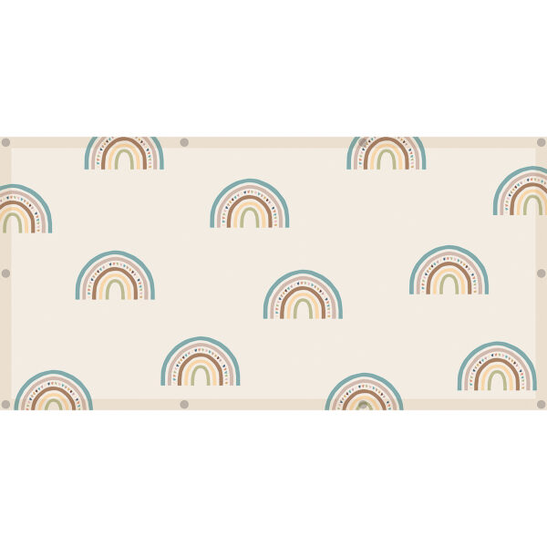 Calming Covers Ceiling Light Filters, 2' x 4', Modern Rainbow, Pack of 4